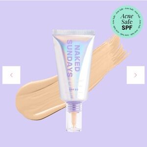 Naked Sundays beauty screen peptide foundation tint sunscreen spf 50 💜